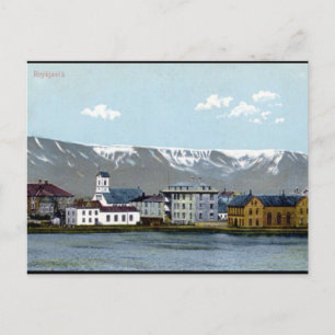 Old Postcard - Reykjavik, Iceland