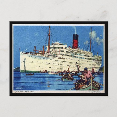Old Postcard _ RMS Franconia