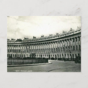 Old Postcard - Royal Crescent, Bath, Somerset