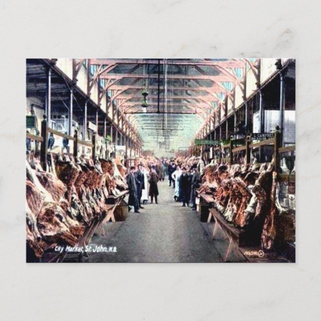 Old Postcard - Saint John, New Brunswick (Front)