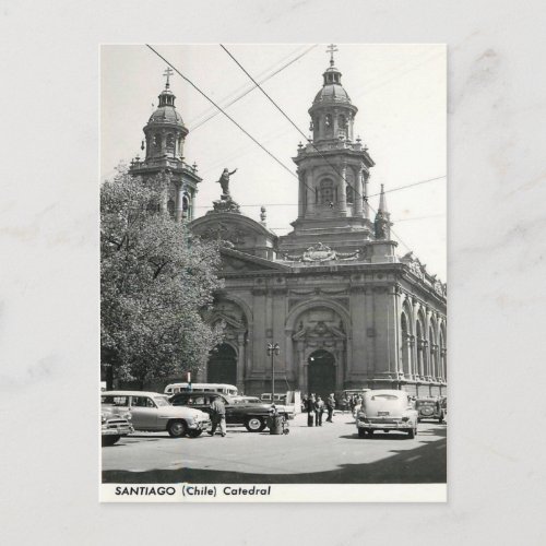 Old Postcard _ Santiago Chile