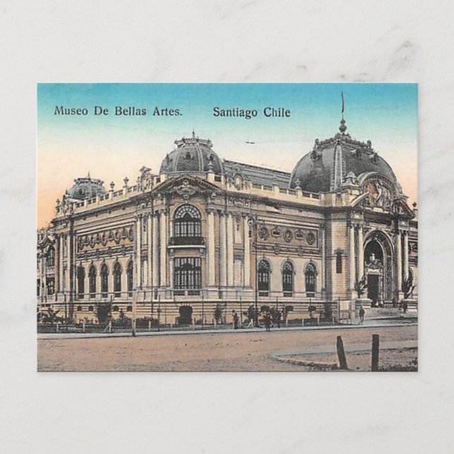 Old Postcard - Santiago. Chile (Front)
