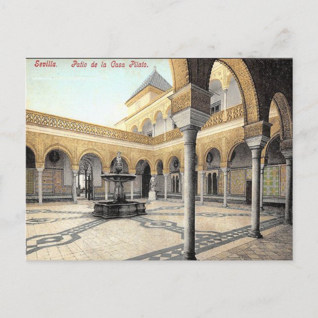 Old Postcard - Seville, Spain (Front)