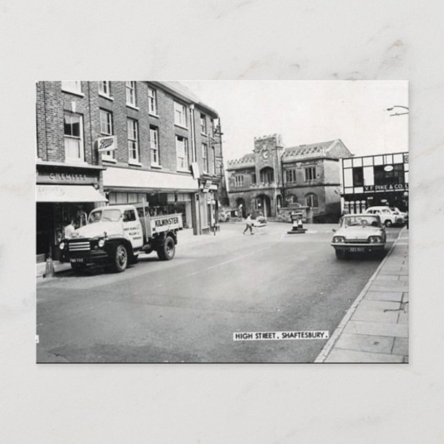 Old Postcard - Shaftesbury, Dorset (Front)