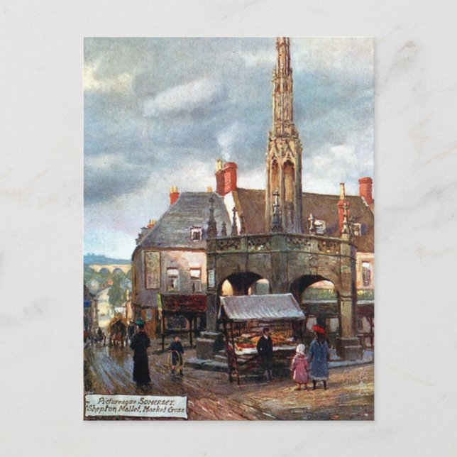 Old Postcard - Shepton Mallet, Somerset (Front)