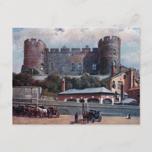 Old Postcard _ Shrewsbury Castle