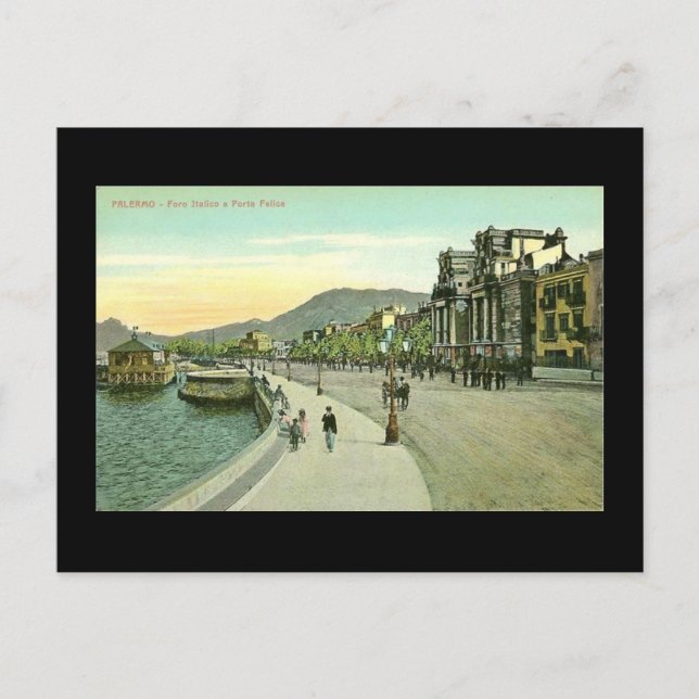 Old Postcard, Sicily, Palermo Postcard (Front)