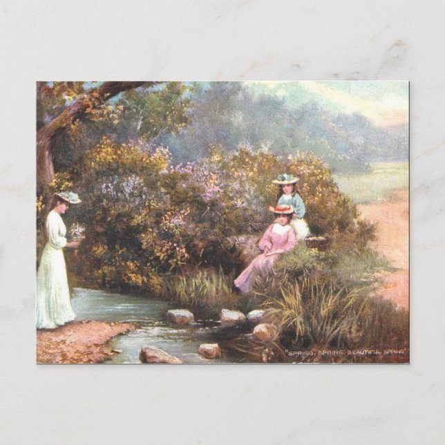 Old Postcard - Spring (Front)