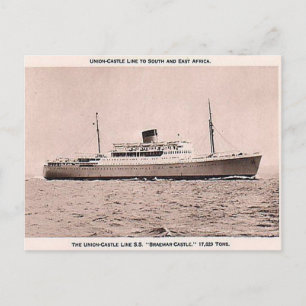 Old Postcard - SS Braemar Castle