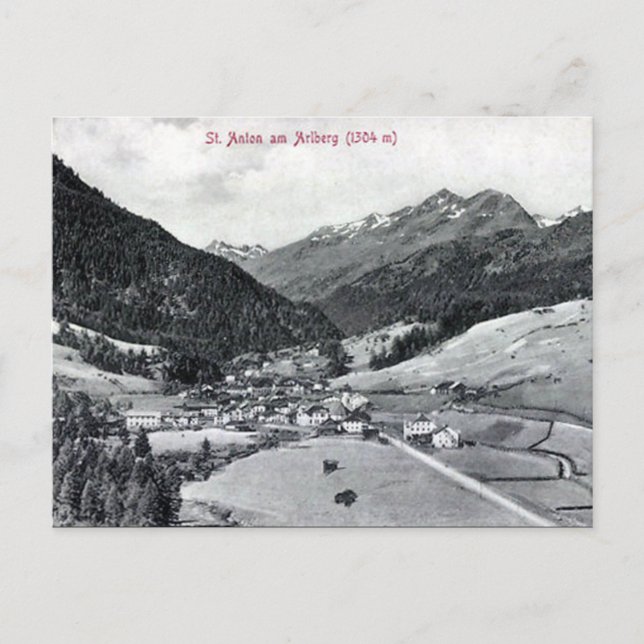 Old Postcard - St Anton am Arlberg, Austria (Front)