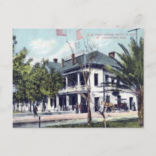 Old Postcard _ St Augustine Florida