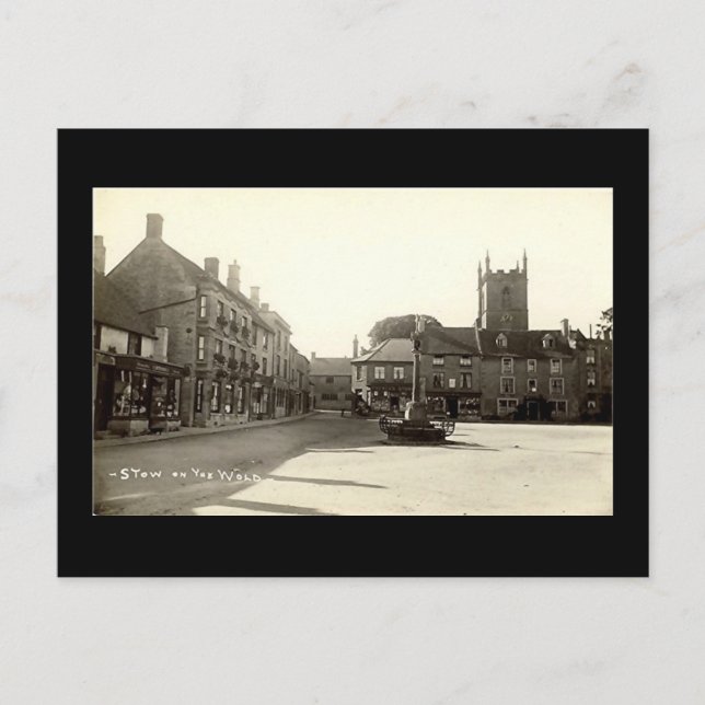 Old Postcard, Stow-on-the-Wold Postcard (Front)