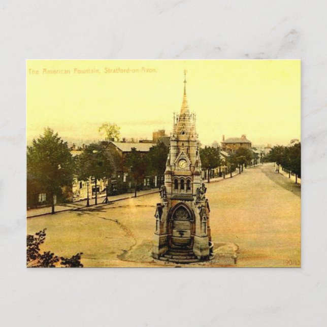 Old Postcard - Stratford-upon-Avon, Warwickshire (Front)