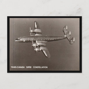 Old Postcard - Super Constellation