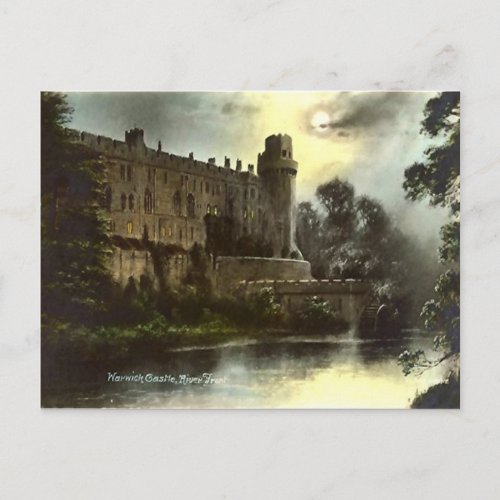 Old Postcard _ The Castle Warwick