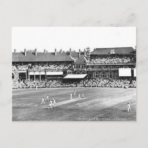 Old Postcard _ The Oval Cricket Ground London