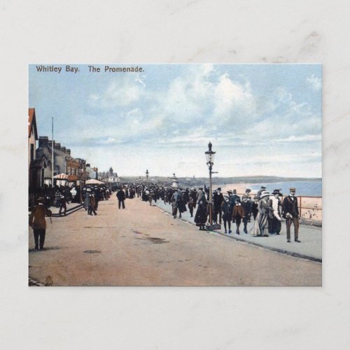 Old Postcard _ The Promenade Whitley Bay