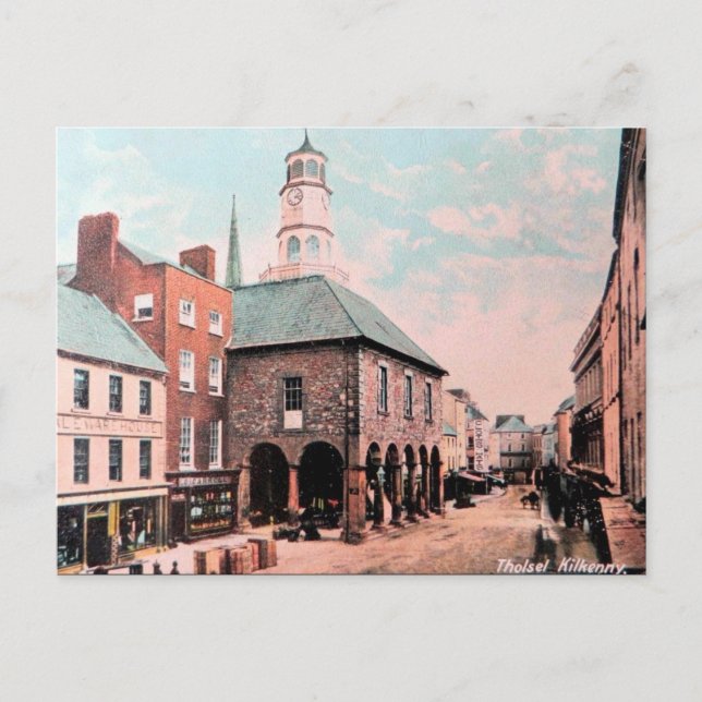 Old Postcard - Tholsel, Kilkenny, Ireland (Front)