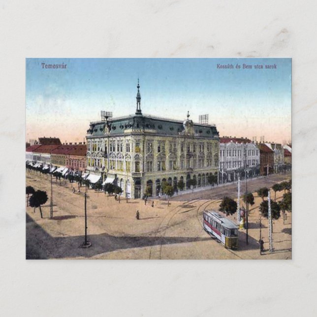Old Postcard - Timișoara, Romania (Front)