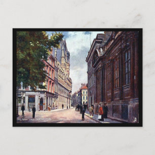 Old Postcard - Town Hall, Northampton