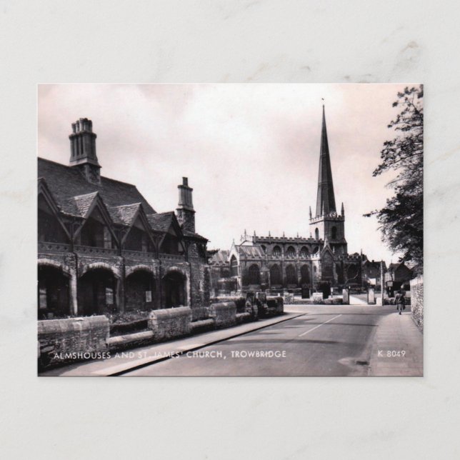 Old Postcard - Trowbridge, Wiltshire (Front)