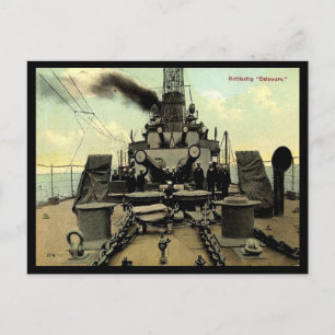 Old Postcard - US Battleship "Delaware"