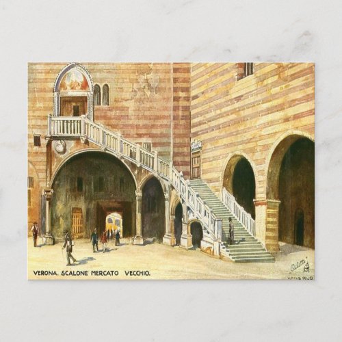 Old Postcard _ Verona Italy
