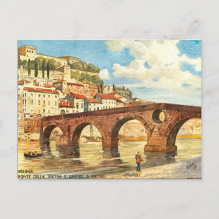 Old Postcard - Verona, Italy