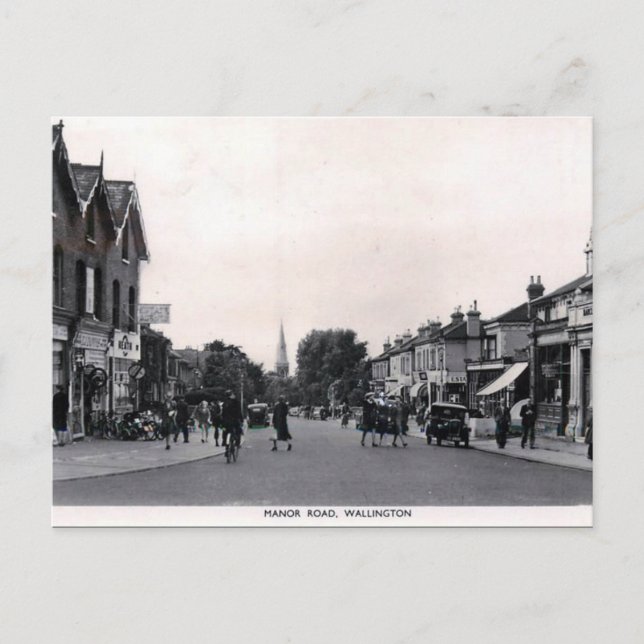 Old Postcard - Wallington,London Borough of Sutton (Front)