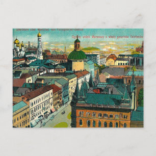 Old Postcard - Warsaw, Poland