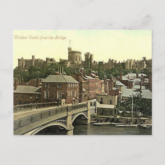 Old Postcard - Windsor Castle (Front)