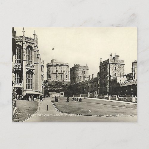 Old Postcard _ Windsor Castle