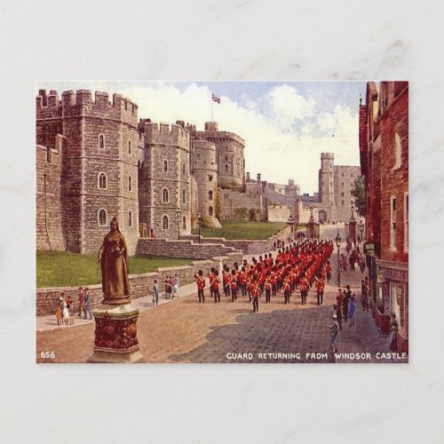 Old Postcard _ Windsor Castle _ the Guards