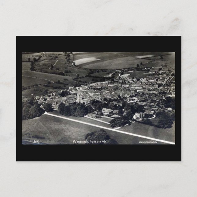 Old Postcard - Woodstock, Oxfordshire (Front)