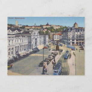 Old Postcard - Zurich, Switzerland