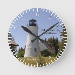 Old Presque Isle Lighthouse clock