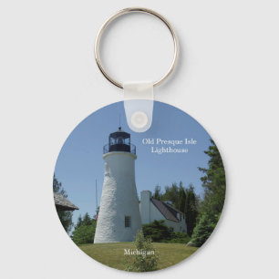 Old Presque Isle Lighthouse key chain