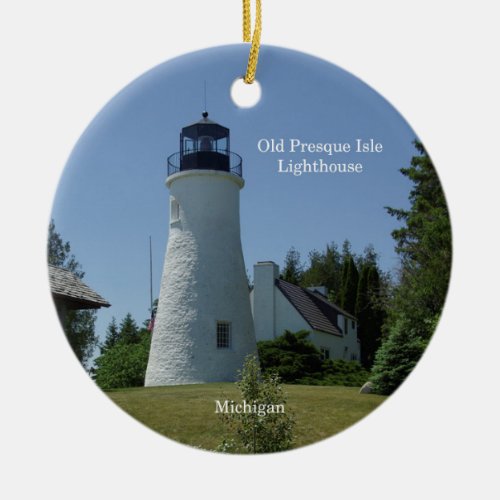 Old Presque Isle Lighthouse ornament