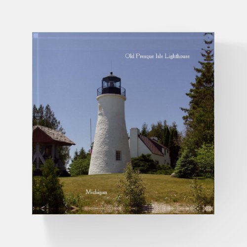 Old Presque Isle Lighthouse paperweight