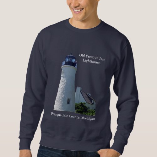 Old Presque Isle Lighthouse shirt dark