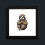 Old Print Sloth Art Vintage Graphic 2 Gift Box<br><div class="desc">Old Print Sloth Art Vintage Graphic 2</div>