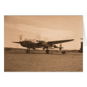 Old Prop Plane (Front Horizontal)