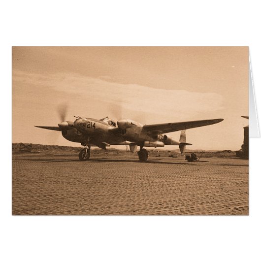 Old Prop Plane Cards (Front Horizontal)