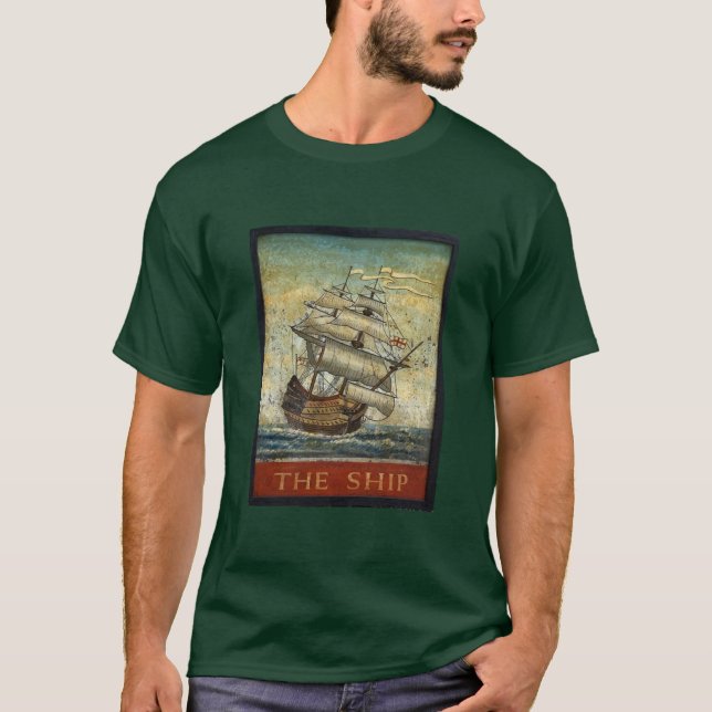 Old Pub Signs, The Ship T-Shirt (Front)
