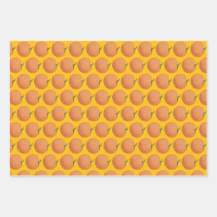 Old Pumpkin Wrapping Paper Sheets