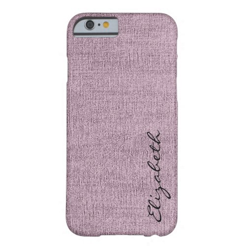 Old Purple Elegant Canvas Look Barely There iPhone 6 Case