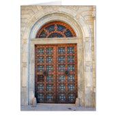 Old Quarter Barcelona Door - Blank Inside Card (Front)