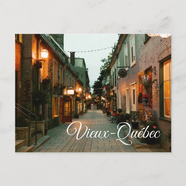 Old Quebec, Canada Postcard (Front)