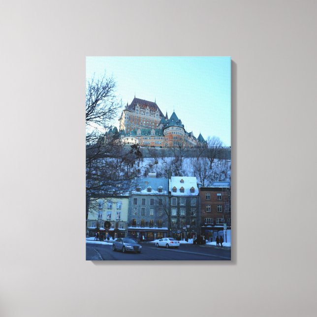 Old Quebec City, Quebec, Canada Canvas Print (Front)