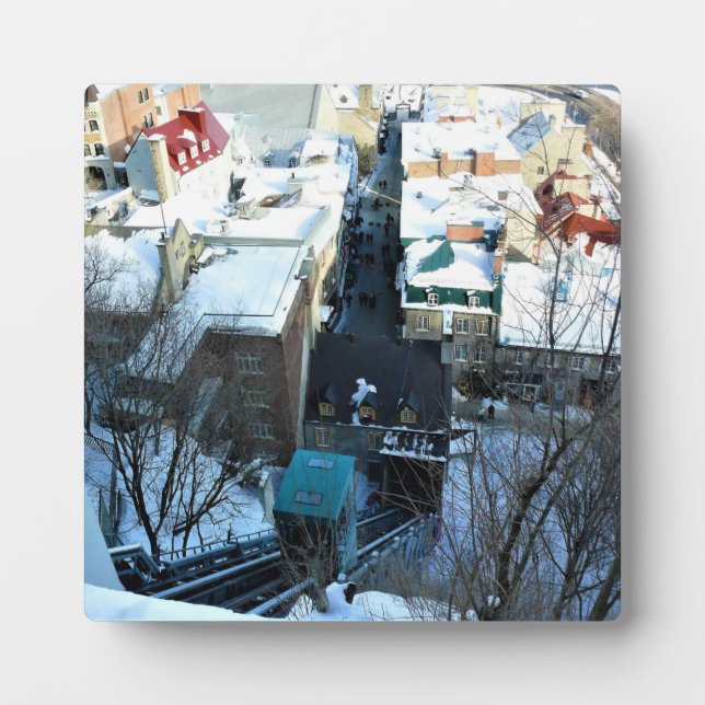 Old Quebec City, Quebec, Canada Plaque (Front)